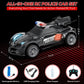 TOOTY TOY Remote Control Police Car Toy with Smoke Effect & LED Lights, Fast Rechargeable RC Car for Kids, Anti-Slip Rubber Tires, Cool Police Toys