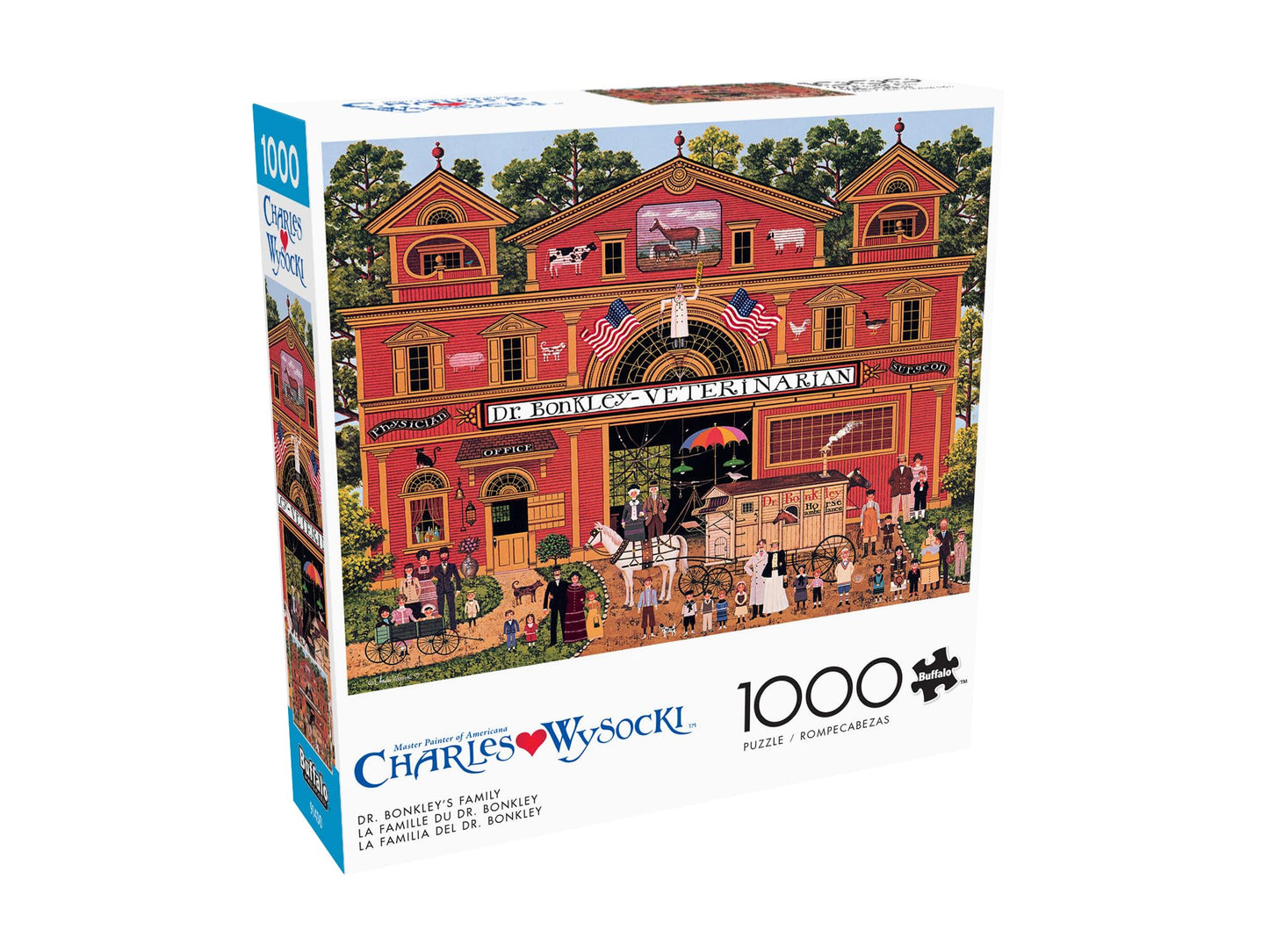 Buffalo Games - Charles Wysocki Dr. Bonkley's Family - 1000 Piece Puzzle