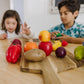 Melissa & Doug Play-Time Produce Fruit (9 pcs) and Vegetables (7 pcs) Realistic Play Food