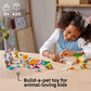 LEGO Classic Creative Pets, Building Brick Animals Toy, Kids Build a Dog, Cat, Rabbit, Hamster and Bird, Gift for Animal-Loving Boys and Girls Aged 5