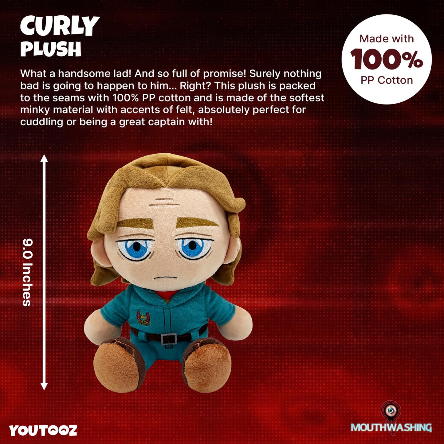 Youtooz Mouthwashing Curly 9" Plush