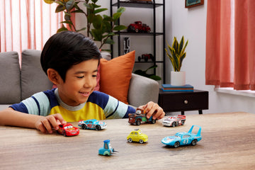 Mattel Disney and Pixar Cars 1:55 Scale Die-Cast Vehicles, Collectible Toy Cars, Ponchy Wipeout
