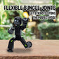 Zing StikBot Single Pack - Includes 1 StikBot - Collectible Action Figures and Accessories, Stop Motion Animation, Ages 4 and Up (Solid Black Sparkle)