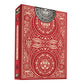 theory11 Red Obey Playing Cards - Shepard Fairey Street Art Poker Deck with Custom Faces, Foil Style Box, Magic, Cardistry, Game Night Gift for Art