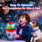 Rocket-Shaped Bubble Machine for Kids & Toddlers with Lights & Music