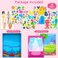 Magnetic Dress Up Dolls Girls Toys Princess Mermaid Fairy Ballerina Fridge Magnets Puzzles Toddlers 3-5 Pretend Play Car Road Trip Airplane Travel