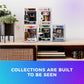 4-Pack Hard Acrylic Funko Pop Protector Display Case (4"), Stackable Display Case, Crystal Clear, 2.5mm Thick, Made in USA by Gary Plastic Packaging
