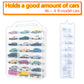 YYDS 48-Car Storage Case with Handle, Double-Sided Organizer for Toy Cars, Matchbox Cars, 1:64 Scale, Hot Wheels Compatible, CASE ONLY