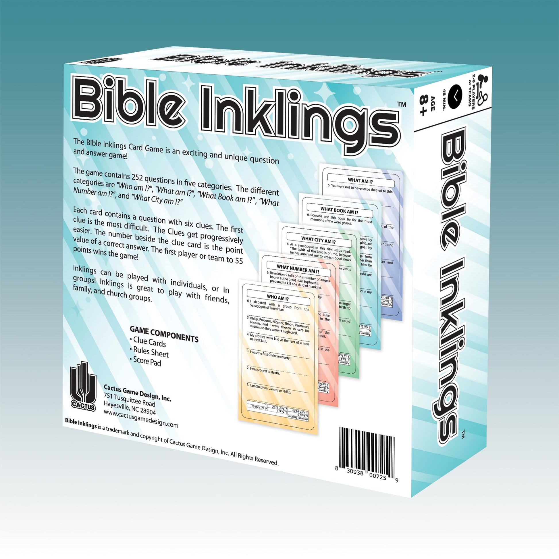 Bible Inklings Trivia Game for Christian Families