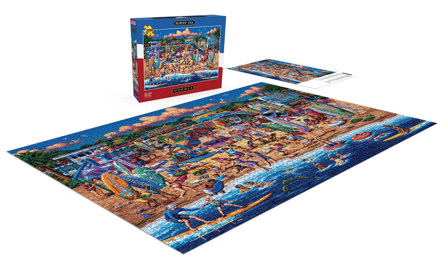 Buffalo Games - Eric Dowdle Surfin' USA - 2000 Piece Puzzle for Adults