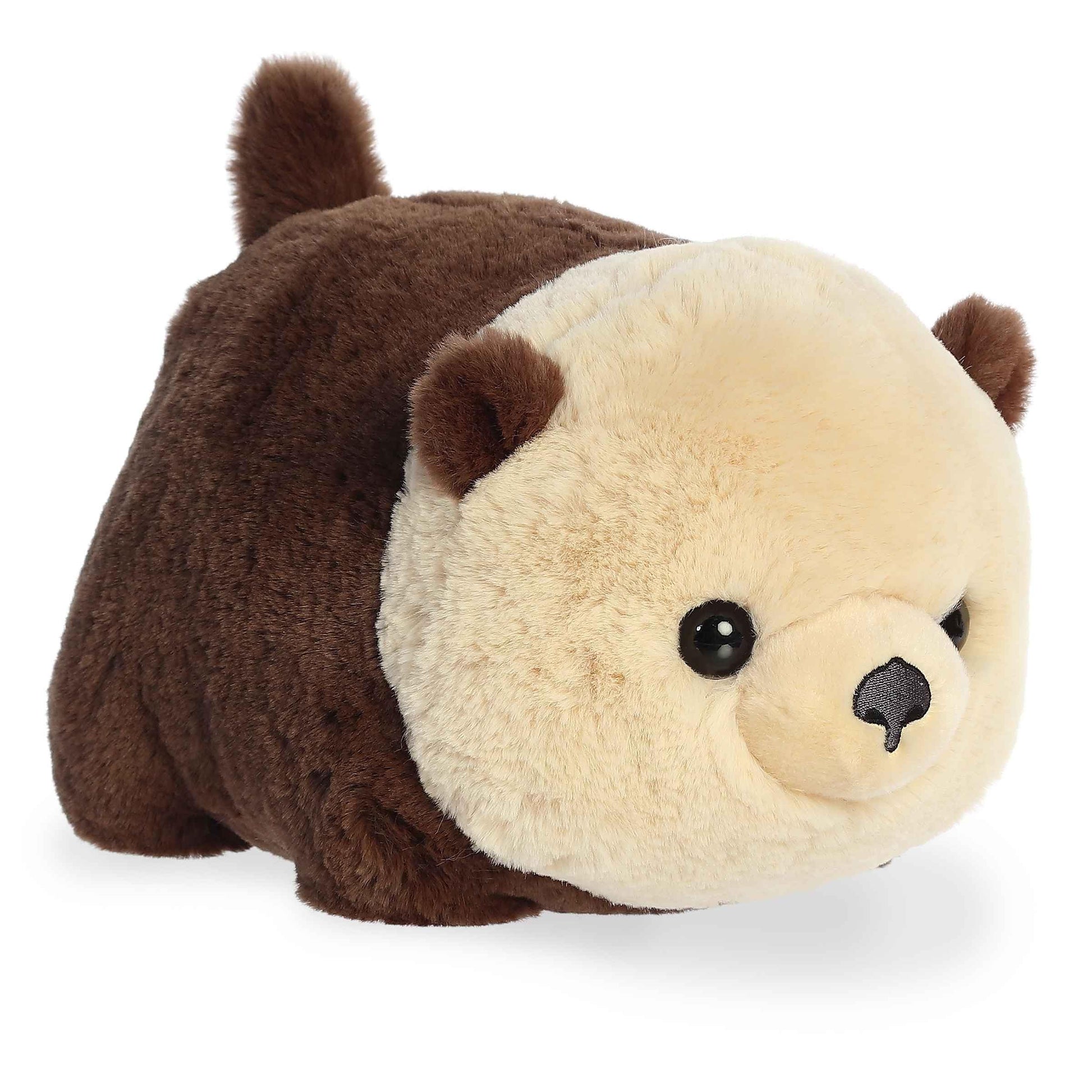 Aurora® Adorable Spudsters™ Saoirse Sea Otter™ Stuffed Animal - Round Shape Makes for Comforting Cuddles - Perfect for Kids All Ages and Animal Loving