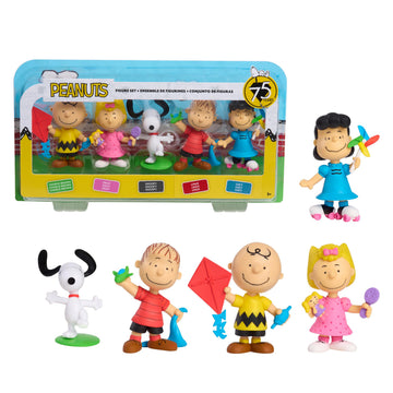 Peanuts 75th Anniversary Collectible Figure 5-Piece Set
