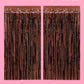 xo, Fetti 2pk Brown Party Curtain | Espresso Martini Fringe Birthday Decor