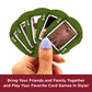 AQUARIUS A Christmas Story Playing Cards - Christmas Story Shaped Deck of Cards for Your Favorite Card Games - Officially Licensed Christmas Story