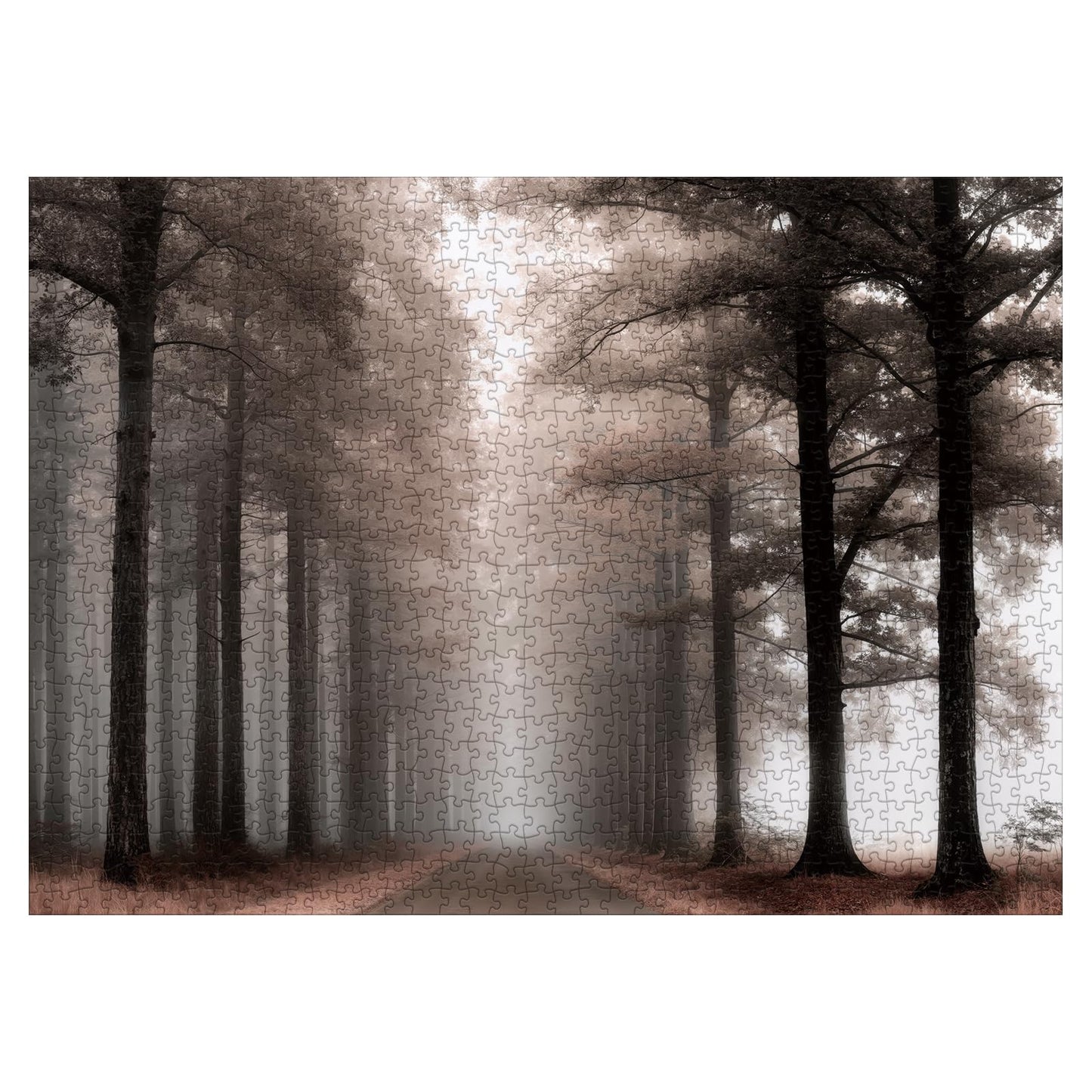 Larkipuzz Mystery Forest Landscape Puzzles for Adults 1000 Pieces, Impossible Mystic Nature Plant Jigsaw Puzzles, Hard Difficult Tree Scenic Puzzle