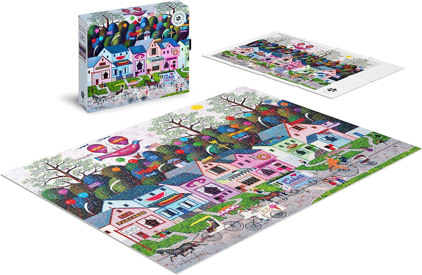 Buffalo Games - Charles Wysocki Confection Street - 1000 Piece Puzzle
