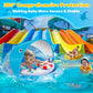 Baby Pool Float with Canopy, Baby Swim Float with UPF50+ Sun Canopy