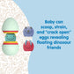 Dr. Brown's CleanUp Float & Hatch Dino Eggs, Multi-Use Interactive Bath and Pool Toy for Toddlers, 6m+, BPA Free (Packaging May Vary)