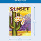 New York Puzzle Company - Sunset Magazine Cactus Blooms - 500 Piece Jigsaw Puzzle for Adults