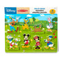 Melissa & Doug Disney Mickey Mouse Wooden Chunky Puzzle - 8-Piece Disney Character Puzzle for Toddlers and Kids Ages 2+