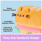 GUND Pusheen Sub Sandwich Squisheen 11-Inch Squishy Plush Toy; Ages 8+