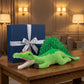 ZHONGXIN MADE Simulation Spinosaurus Dinosaur Stuffed Plush Toy - 18" Soft Lifelike Sail-Backed Dinosaur Model Toy, Real Life Dinosaur Stuffed Animal