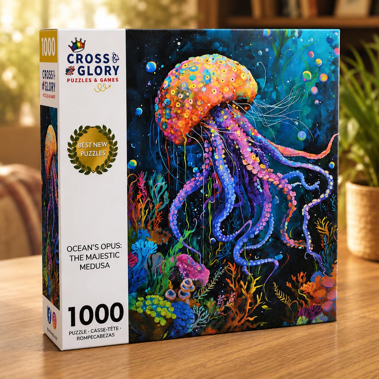 Cross & Glory | 1000 Piece Jigsaw Puzzles for Adults | Ocean’s Opus
