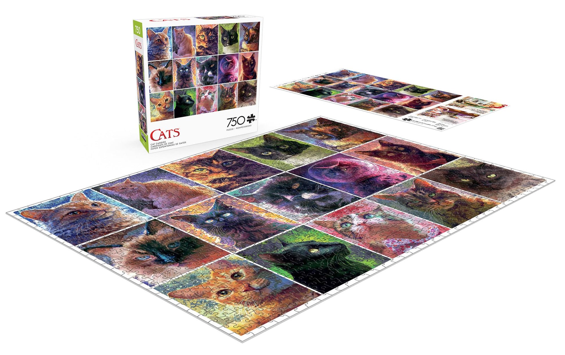 Buffalo Games - Cat Candids - 750 Piece Jigsaw Puzzle for Adults