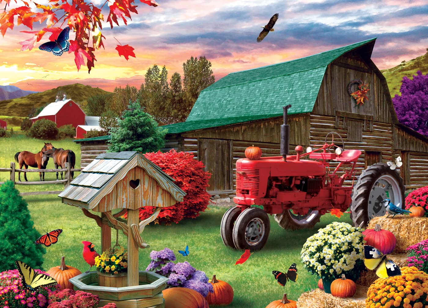 MasterPieces 1000 Piece Jigsaw Puzzle for Adults, Family, Or Youth - Harvest Ranch - 19.25"x26.75"