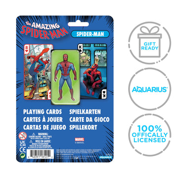 Aquarius Marvel Spiderman Premium Playing Cards - Spider-Man Themed Deck of Cards for Your Favorite Card Games - Officially Licensed Spider-Man