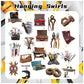 20 PCS Mechanic Hanging Swirl Decorations Mechanic Ceiling Streamers Hanging Decorations Mechanic Party Decorations for Mechanic Birthday Party