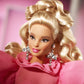 Barbie Signature Pink Collection Doll 3, Barbie Doll (Blonde) with Silkstone Body, Wearing Ruffled Chiffon Gown, Gift for Collectors