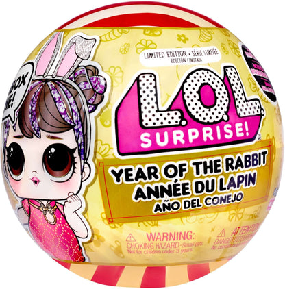 L.O.L. Surprise! Year of The Rabbit Doll Good Luck Sweetie- with Collectible Doll, 7 Surprises, Limited Edition Doll, Accessories, Pet, Lunar New Year