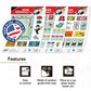 Desert Cactus Monopoly 60 Sticker Vinyl Decal Laptop Water Bottle Car Scrapbook Decorations Birthday Favor Party Supplies (2-1)