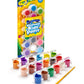 Crayola Washable Kids Paint Set & Paintbrush, Painting Supplies, 18 Count