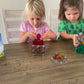 CreateOn Crayola Elf on the Shelf Paint On Tiles, Magnetic Building Tiles Kit with Crayola Paint Tubes | Christmas Holiday Craft Toy | 18-Piece