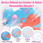 Reusable Paint With Water Books for Kids with 18+ Stickers & No Mess Pen, Sea World Theme Magic Coloring Book for Toddlers 1-3, Paint With Water Books