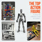 T13 Action Figure Set,6PC Multi-joint articulation, 3D printed Assembled