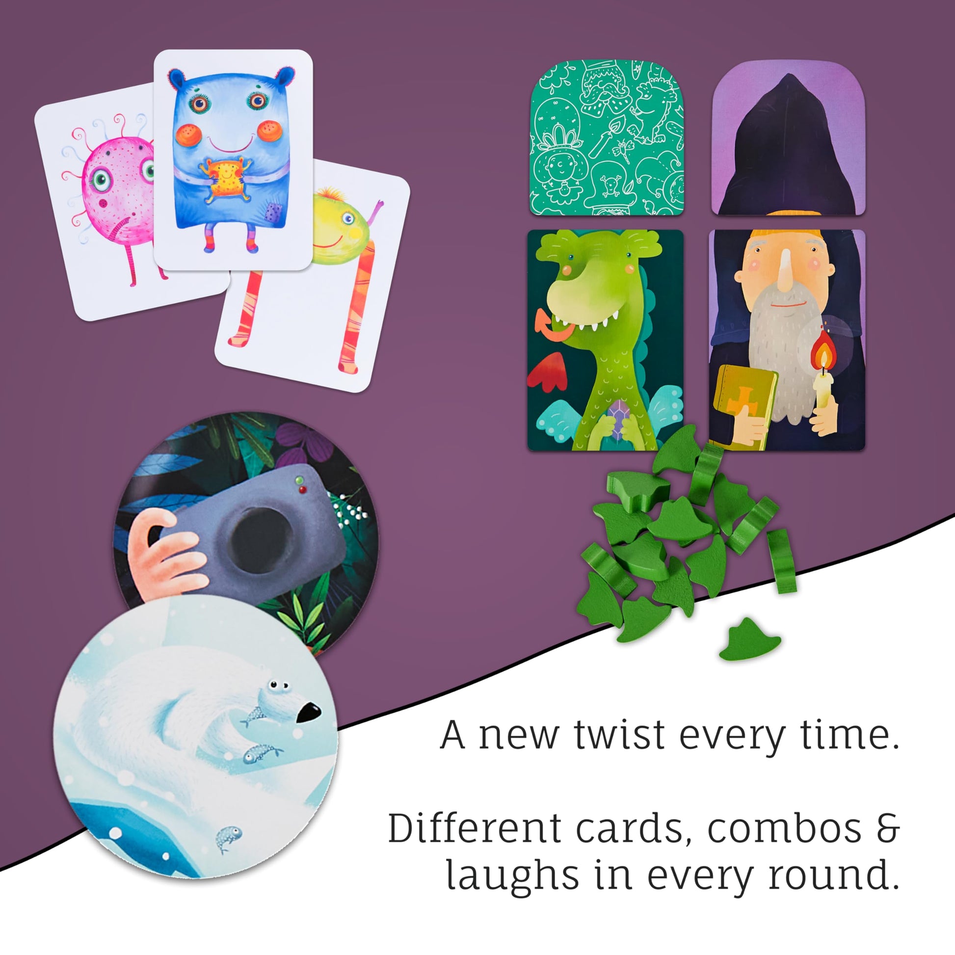 Fun Card Games Bundle for Kids 5+ | 3 Games Included | Fun Educational Card Games | Help to Train Memory, Imagination and Creativity | Recommended by