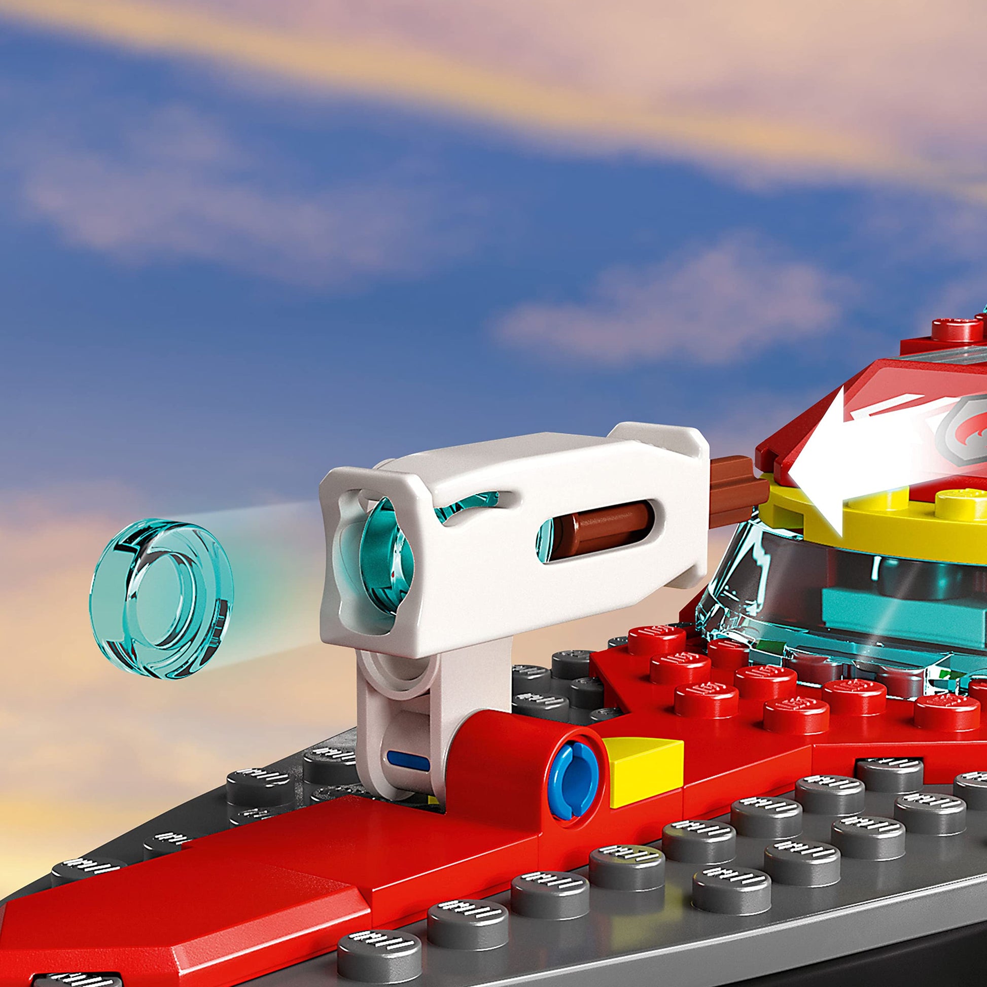 LEGO City Fire Rescue Boat Building Set - Floatable Boat Toy for Boys & Girls, Ages 5+ - Kids Pretend Play Toy for Preschool - Gift for Birthdays