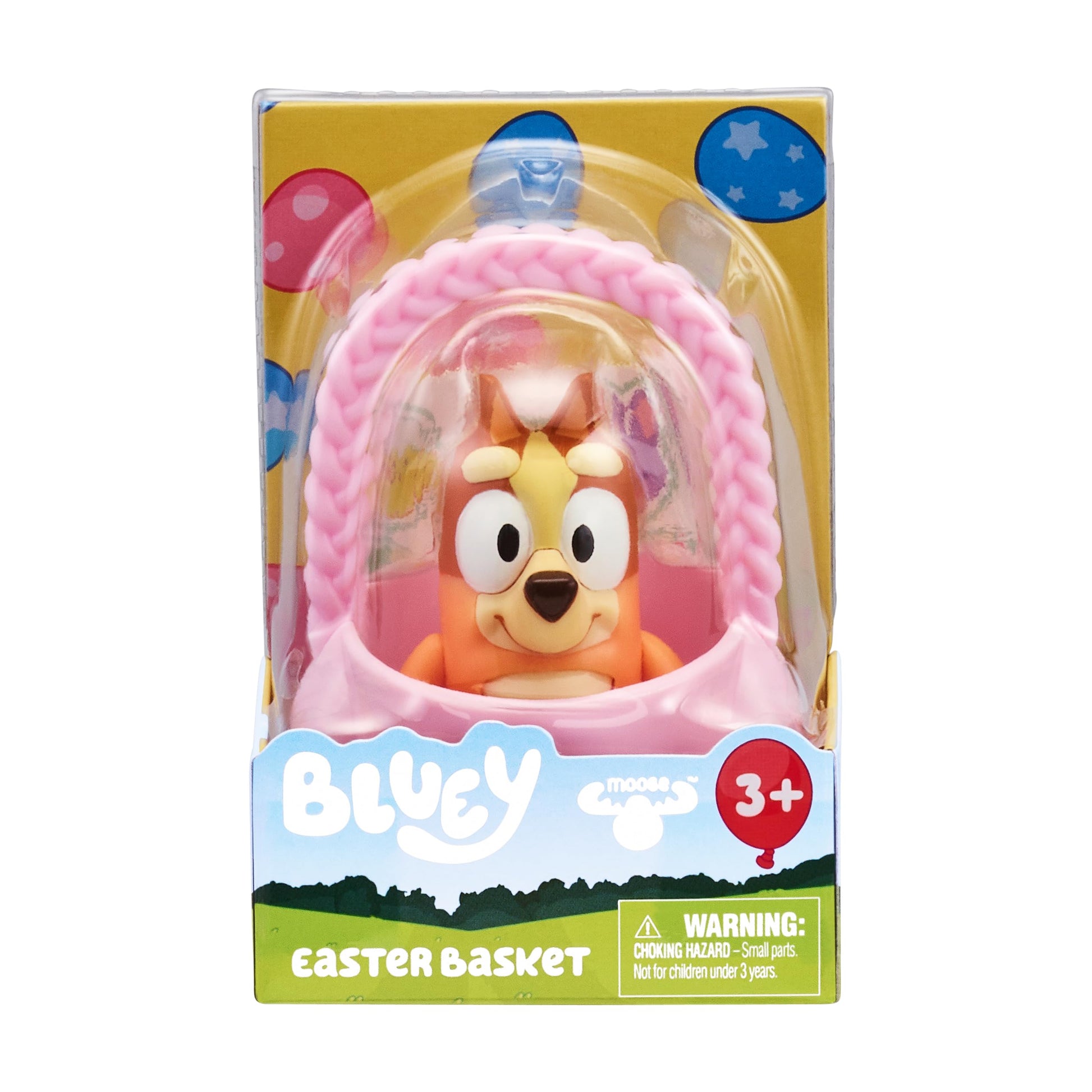 Bluey & Bingo Easter Basket Pack, Includes Figure & Stickers
