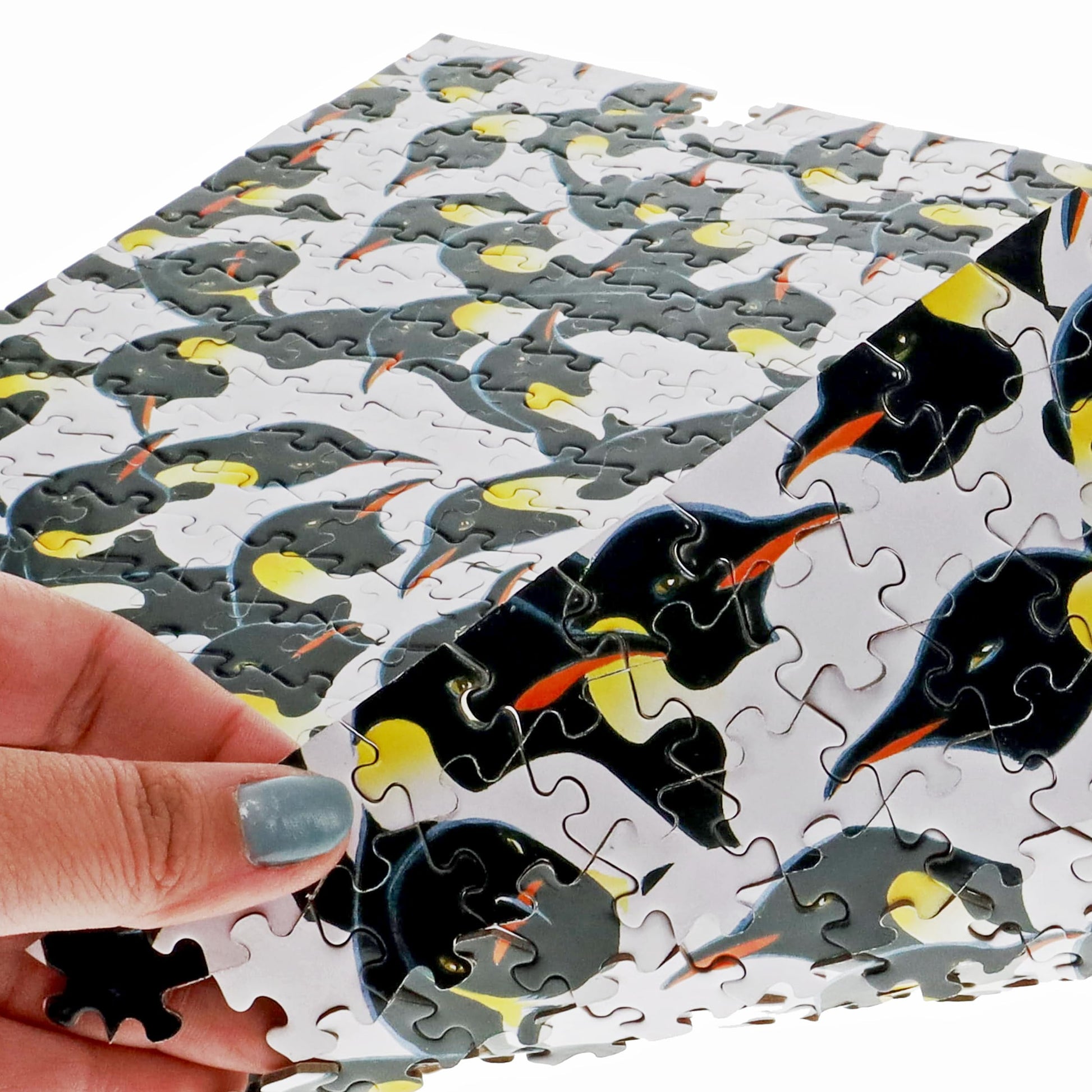 TDC Games World’s Most Difficult Jigsaw Puzzle - Penguins - 500 Pieces Double Sided - 15 in