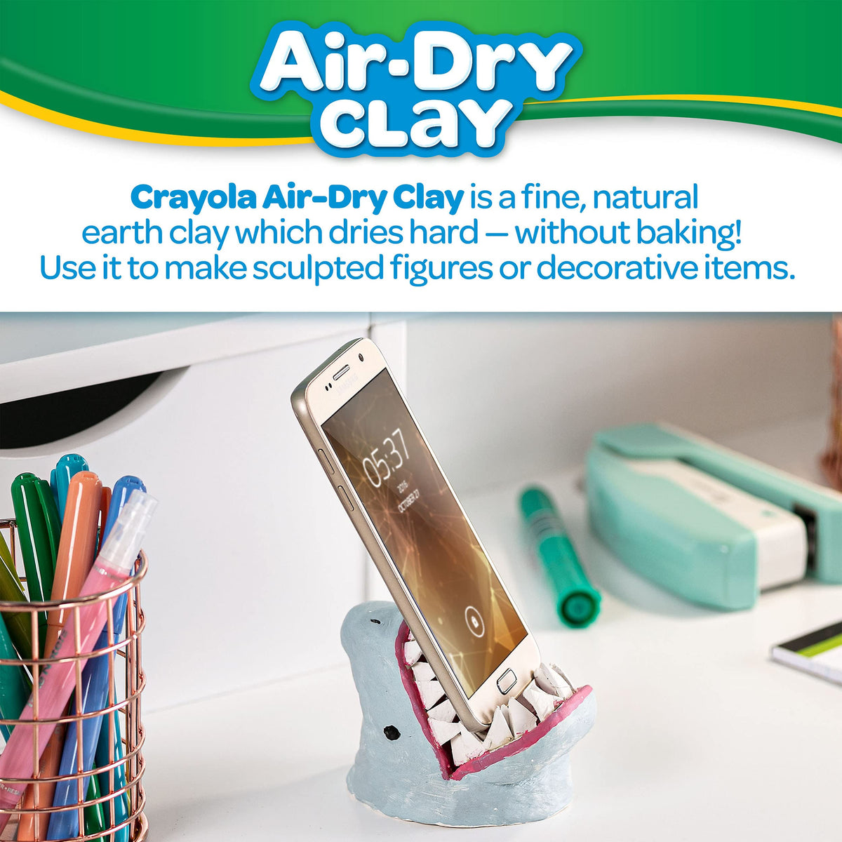 Crayola Air Dry Clay for Kids - White, 25lbs, Teacher Wishlist Supplies, Classroom Must Haves, Bulk Modeling Clay for Kids, No Bake, Sculpting &