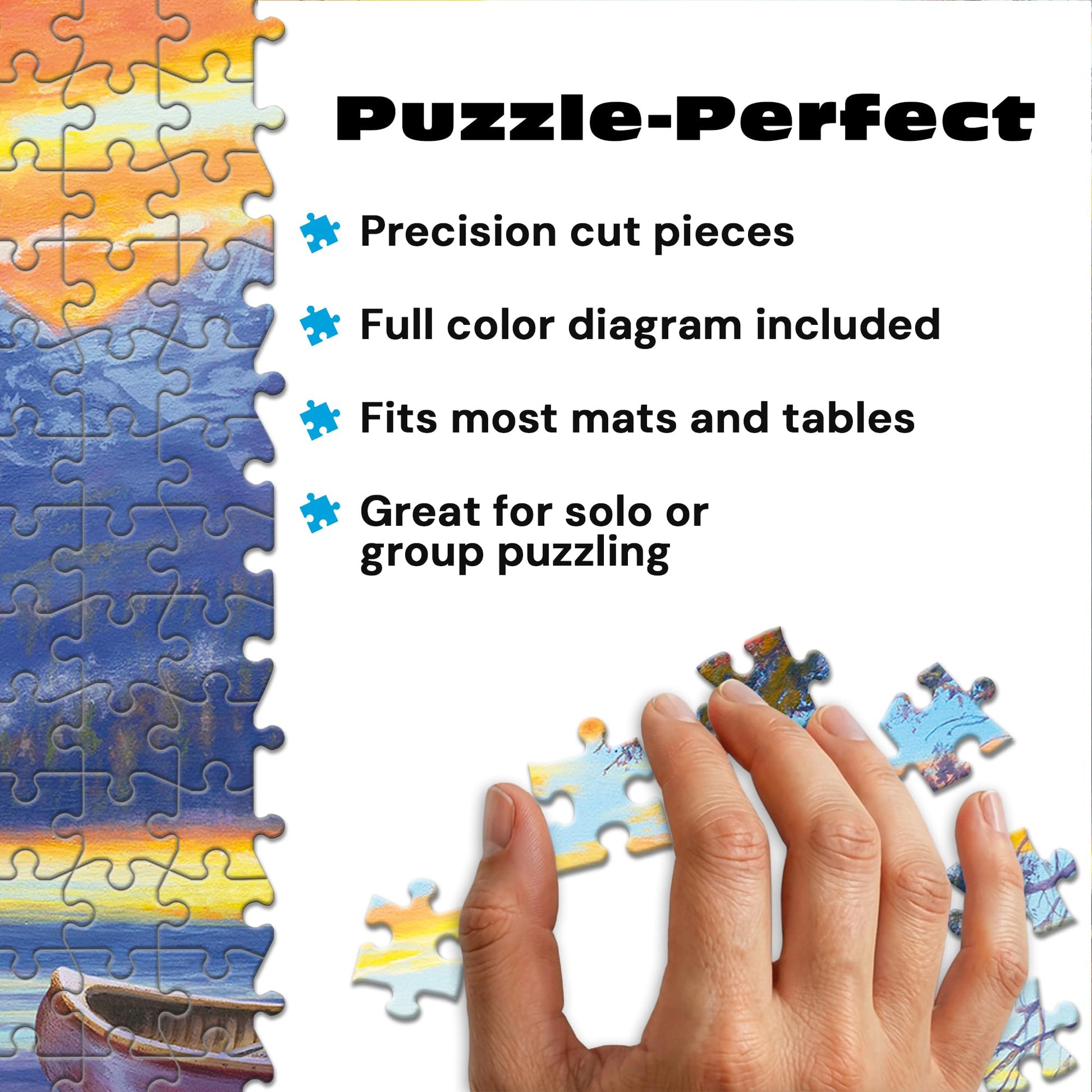 Buffalo Games - Star-Spangled Sunset - 500 Piece Jigsaw Puzzle for Adults