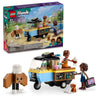 LEGO Friends Mobile Bakery Food Cart Playset, Cooking Toy for Pretend Play, Small Gift for Kids, Girls and Boys Ages 6 and Up with Aliya and Jules