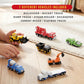 Popular Playthings Magnetic Vehicles for Toddlers 1-3, Mini Mix or Match Car Toys, Set of 7 Gift for Kids - Construction Trucks