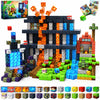 Magnetic Blocks - 150 PCS Dinosaur Volcano Forest Castle Set with Light Up Blocks - Kids Classroom Sensory Toy for Toddlers STEM, Construction