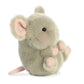 Aurora® Playful Rolly Pet™ Frisk Mouse™ Stuffed Animal - Compact Size for On-the-Go Fun - for Adults, Kids, Birthdays, and Anniversaries - Gray 5