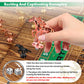 Large 22.8 inches Foldable Horse Race Board Game for Adults, Thickened Solid Wood with 11 Luxurious Durable Classic Metal Horses, 143 Chips, 2 Dice, 2