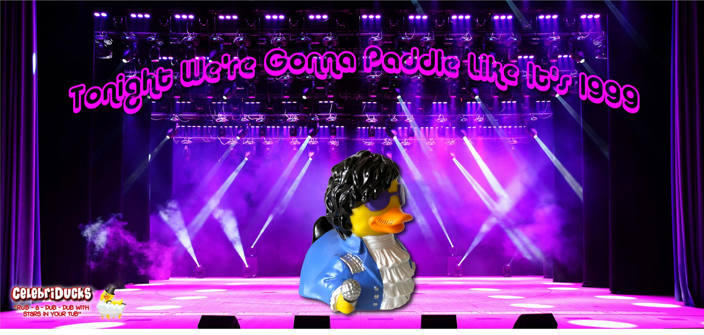 CelebriDucks - Paddle Like It's 1999 - Floating Rubber Ducks - Collectible Bath Toy Gift for Kids & Adults of All Ages